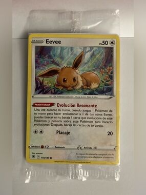 Pokemon eeve card